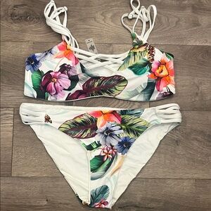 TiniBikini Tropical Floral Bikini Set